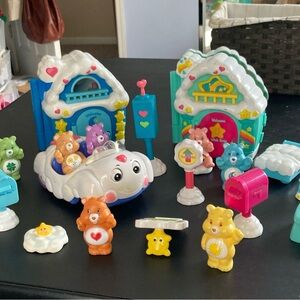 Care Bears PlaySet Lot Y2K houses, Car & More 2002-2004 Vintage Playsets